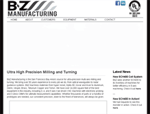 Tablet Screenshot of bzmfg.com